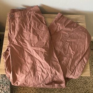 Brown Parachute Pants